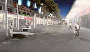 How Crown St Mall will look after the makeover. Designs prepared by the NSW Government Architect Office.