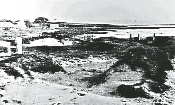 Shellharbour's original general cemetery was founded on sand dunes before graves were washed away by high seas.
