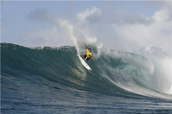 Sally placed second in the final behind Carissa Moore. Photo: ASP