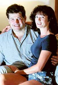 Mike Nerandzic with his wife, Lyndy.