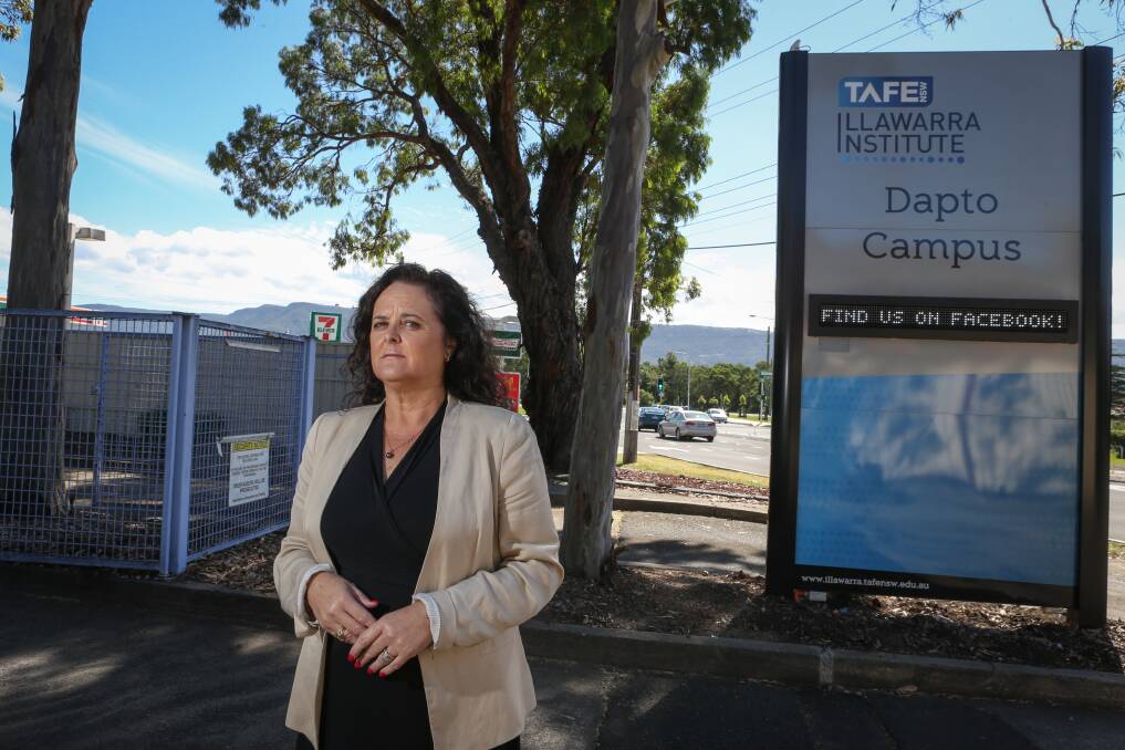 MP Anna Watson is urging Illawarra residents to discuss cuts to TAFE and have their say online. Picture: ADAM McLEAN