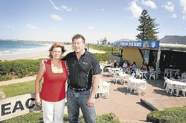 Michelle and Laurie Gripton lost the lease on council-owned kiosk Ruby's on Bulli Beach. Picture: SYLVIA LIBER