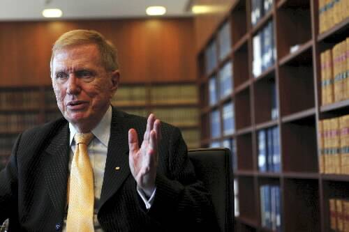 Former High Court justice Michael Kirby. Picture: JAMES EYERS