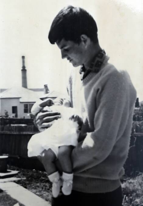 Colin Willett as a 14-year-old in 1964 with niece Ann.