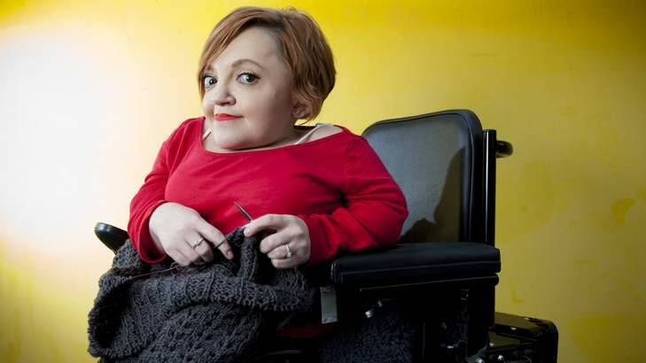 Comedian and activist Stella Young says DisabilityCare, the name for the National Disability Insurance Scheme, is paternalistic and disempowering. Photo: Chris Hopkins