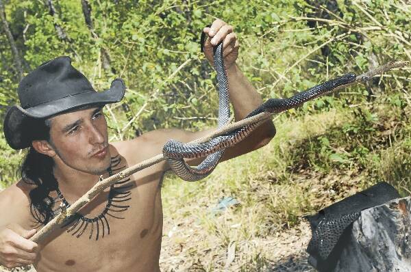 Andrew Ucles is on a 100-day survival mission to promote conservation.