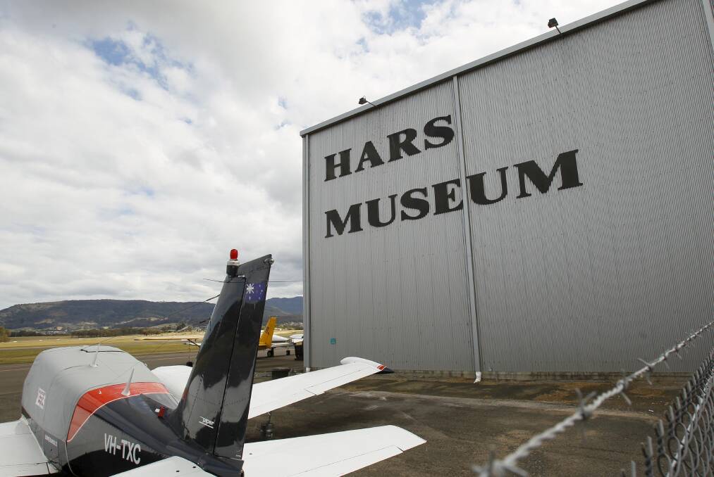 The Historical Aircraft Restoration Society's hangar at Illawarra Regional Airport, Albion Park. Picture: DAVE TEASE