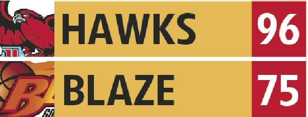 Hawks retain top 4 spot with Blaze victory