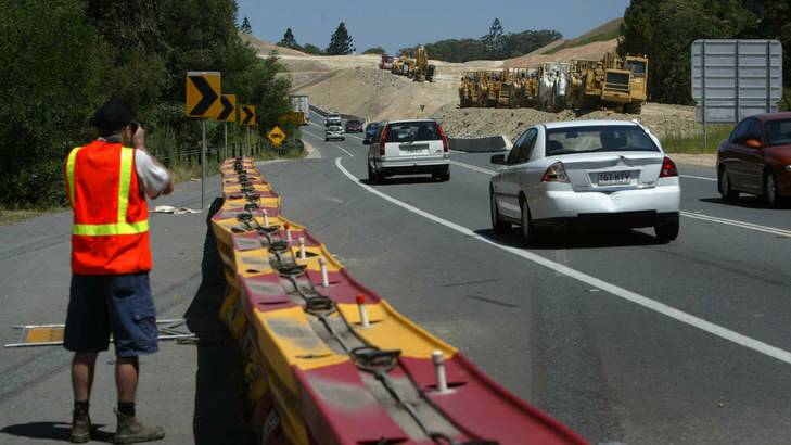 Slow process: The bulk of funding to upgrade the Pacific Highway on the NSW north coast is years away. Photo: Paul Harris