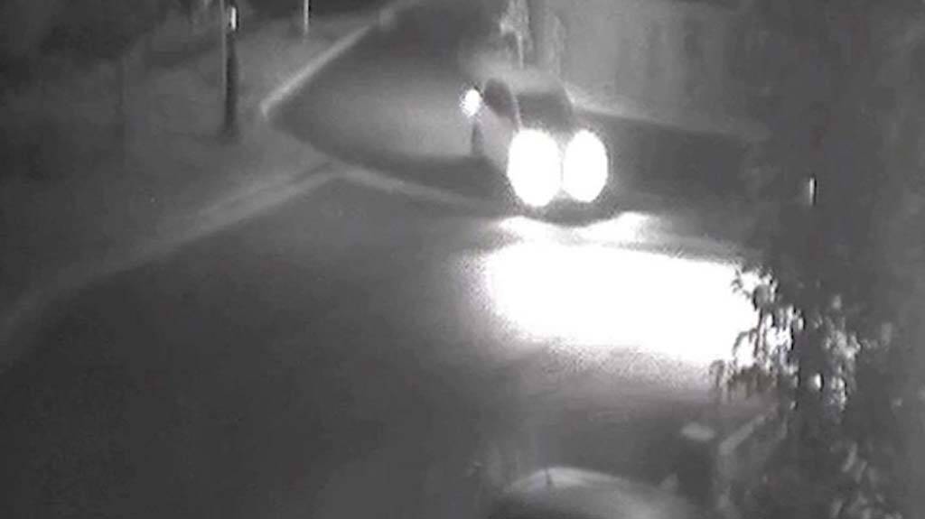 CCTV vision shows a car driving along Bardo Circuit in Revesby Heights about the time Mahmoud  Hamzy was shot dead. Photo: Police Media