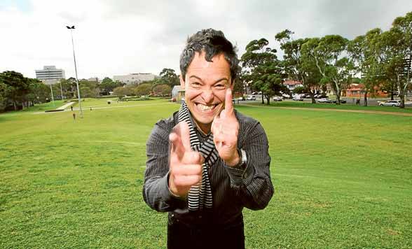 Viva La Gong's new artistic director, Frank Madrid, is planning to transform MacCabe Park, Wollongong for a huge party. He was once the red Wiggle in a Latin American version of The Wiggles.Picture: KIRK GILMOUR.