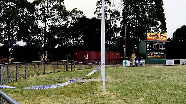 The Tyabb cricket ground, where Luke Batty was fatally attacked. Photo: Penny Stephens