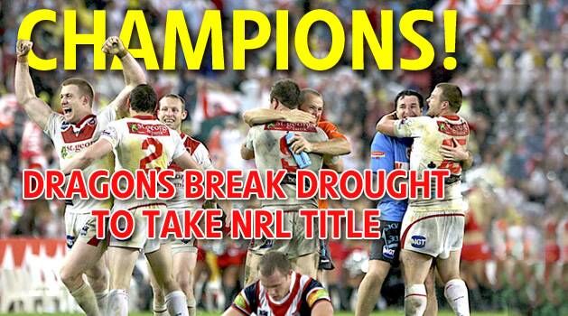 Dragons' first premiership win in 31 years