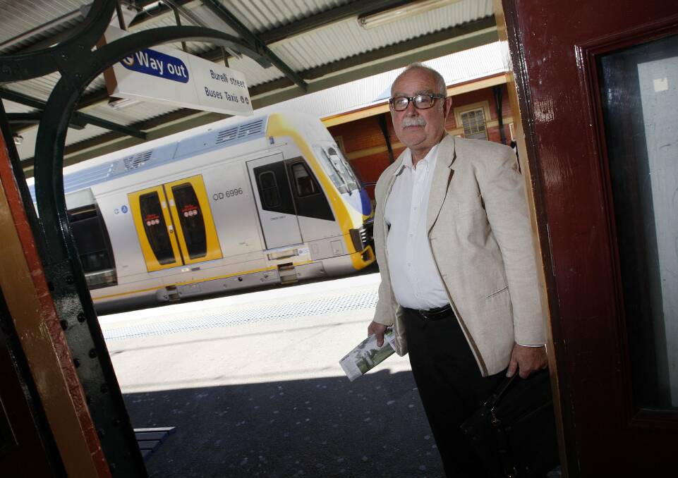  Andrew Conacher says the speed of the Wollongong to Central train has hardly changed since the 1960s. Picture: ANDY ZAKELI
