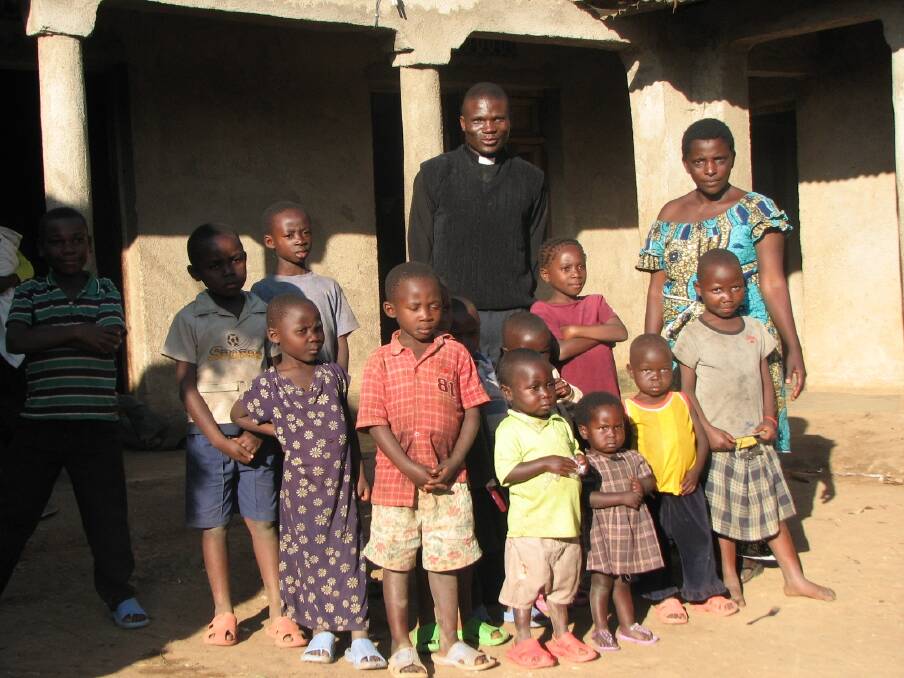 Dorcas and Rev Kasareka at the Anglican Church orphanage in Butembo in eastern Democratic Rep of Congo.