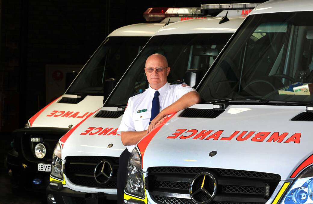 NSW Ambulance Service Illawarra zone manager Superintendent Rick Hamilton. Picture: ORLANDO CHIODO