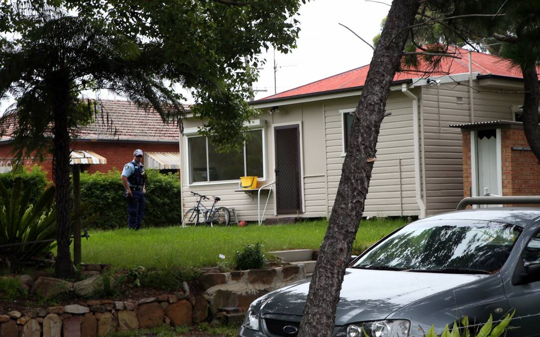 A crime scene was established at a Bulli home after a woman was found dead on January 3. Picture KIRK GILMOUR