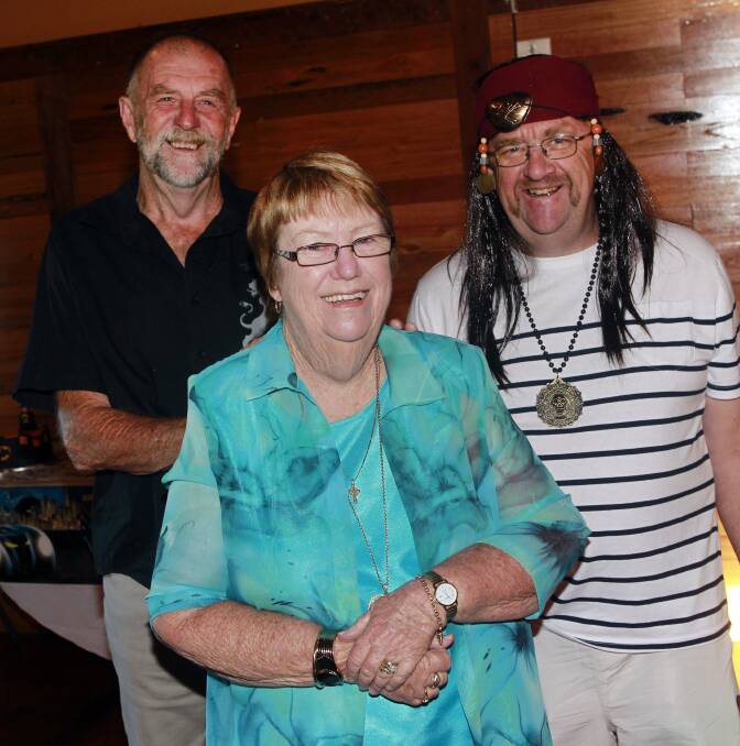 Peter Dorrington, Denise Dorrington and Brett Dorrington at Corrimal Hotel.