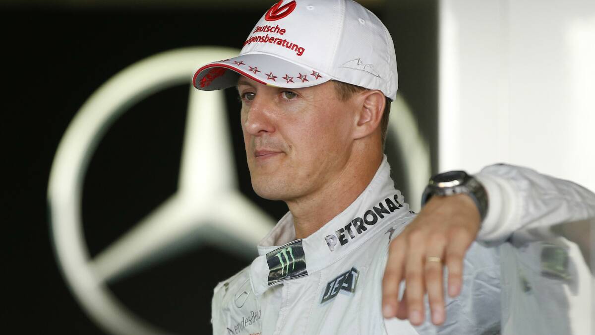 Michael Schumacher, pictured here while racing for Mercedes, is in a serious condition after suffering a brain hemorrhage in a skiing accident in France. Photo: Reuters 