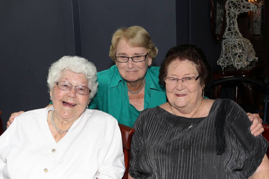 Heather Sharples, Margaret Trevethan and Margaret Chalmers at Murphy's Bar and Grill.