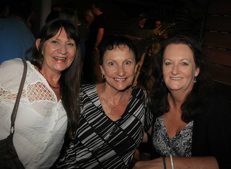 Maree Slater, Di Gallagher and Jan Benham at Beaches Hotel.