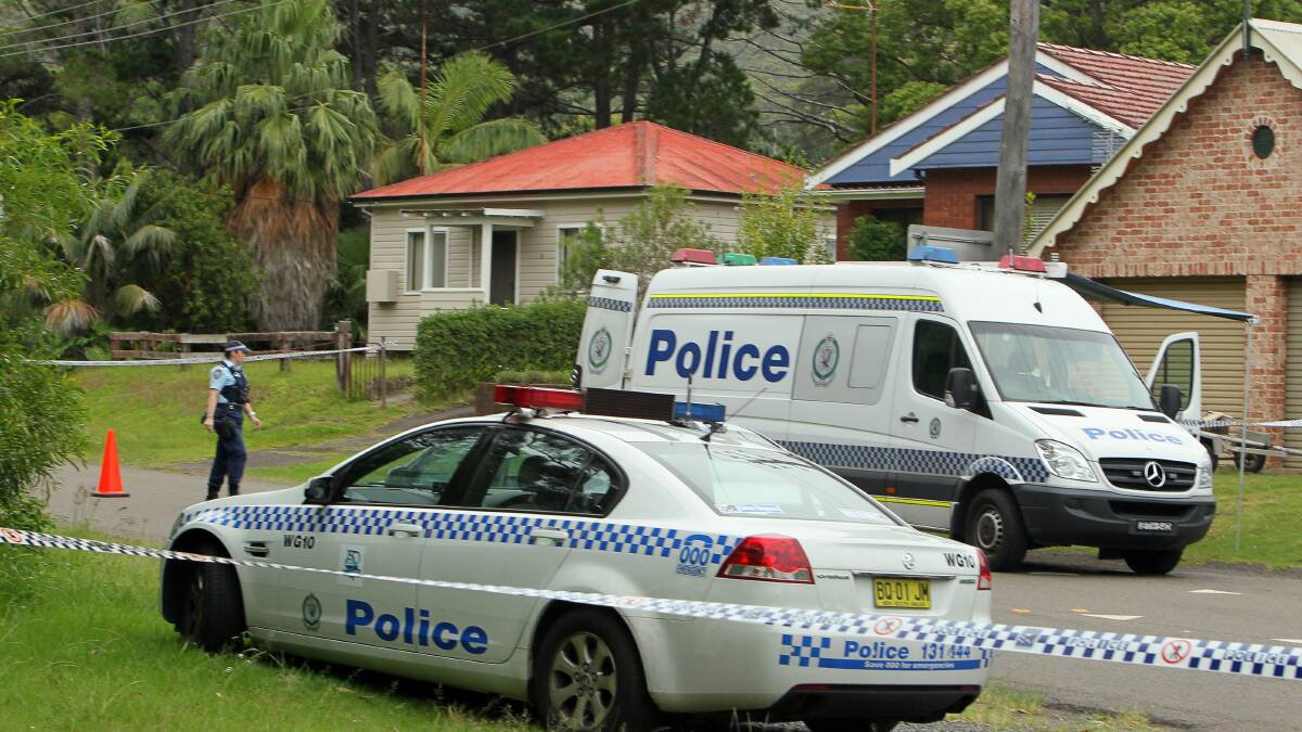 The Bulli street where a woman's body was found on Friday morning. Picture KIRK GILMOUR