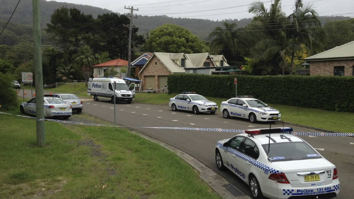 The Bulli street where a woman's body was found on Friday morning. Picture KIRK GILMOUR