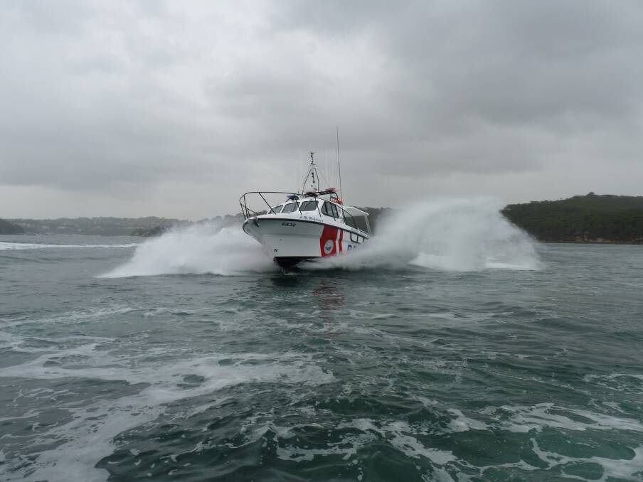 Shoalhaven 30, one of three Marine Rescue NSW vessels involved in the search. Picture courtesy Marine Rescue NSW