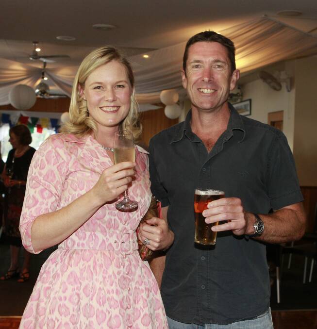 Lisa Wellings and Andrew Croft at at North Beach Surf Club.