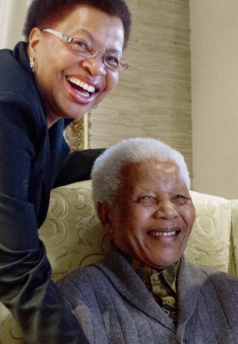Former South African President Nelson Mandela and his wife Graca Machel pose at their home in Qunu, South Africa (2012). Picture AFP/ JACQUELYN MARTIN