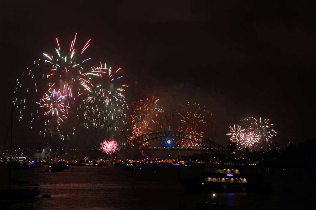 NYE 2013 from Milk Beach, Vaucluse. Picture BEN RUSHTON