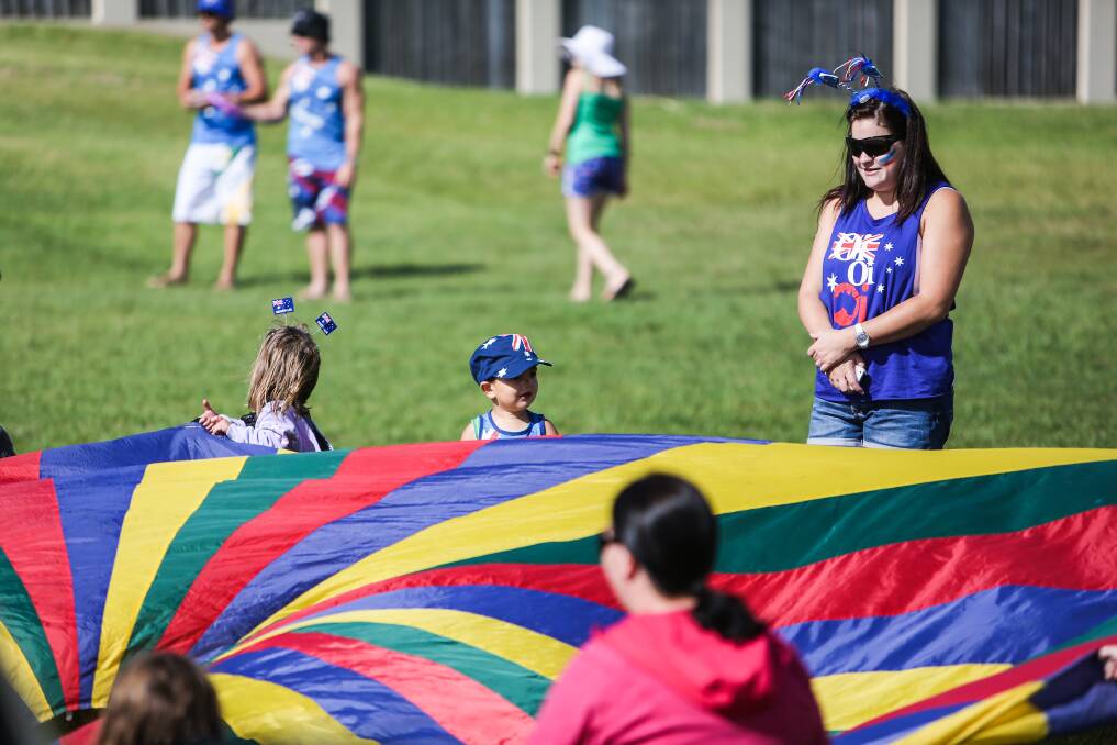 Australia Day celebrations in Gerringong. Picture: DYLAN ROBINSON
