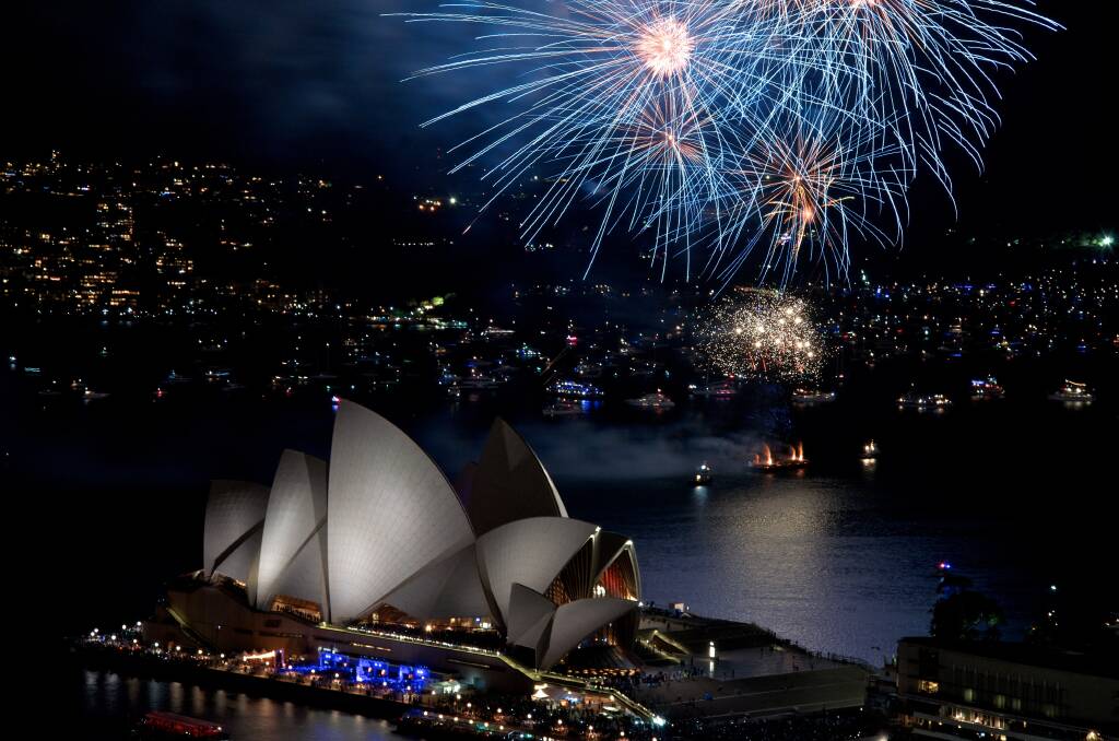 NYE Sydney fireworks. Picture EDWINA PICKLES