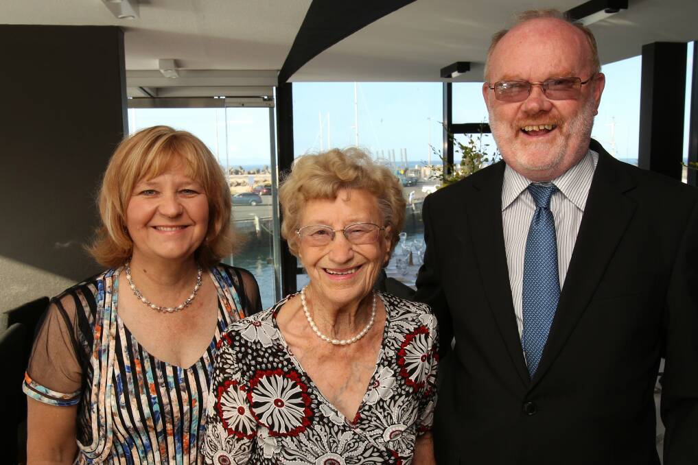 Michelle Brisbane, Joan Smith and Rod Brisbane at Harbourfront Restaurant.