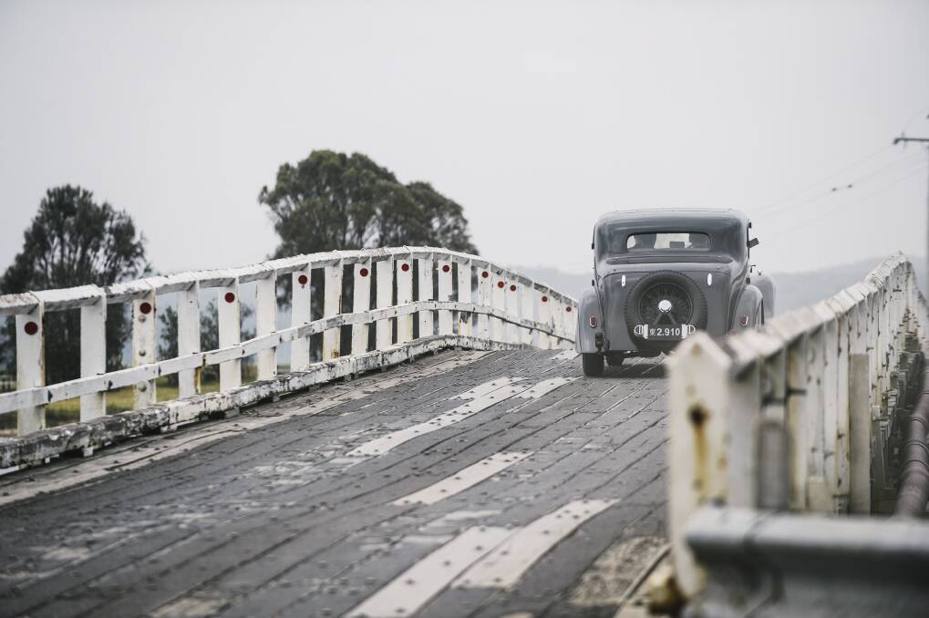 Filming of Unbroken on the Wallaga Lake Bridge near Bermagui. Picture: ROHAN THOMSON