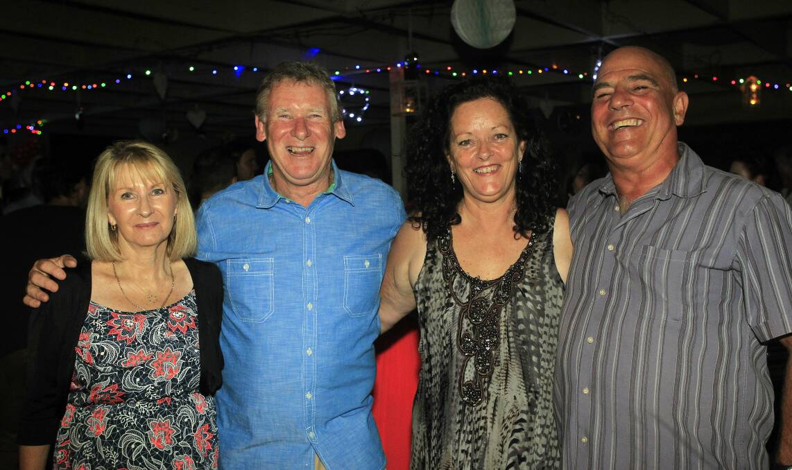 Debbie and Alex Blair, Marion and Robert Cook at Beaches Hotel.