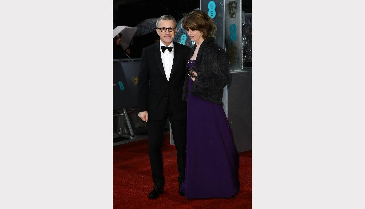 Christoph Waltz and his wife Judith.