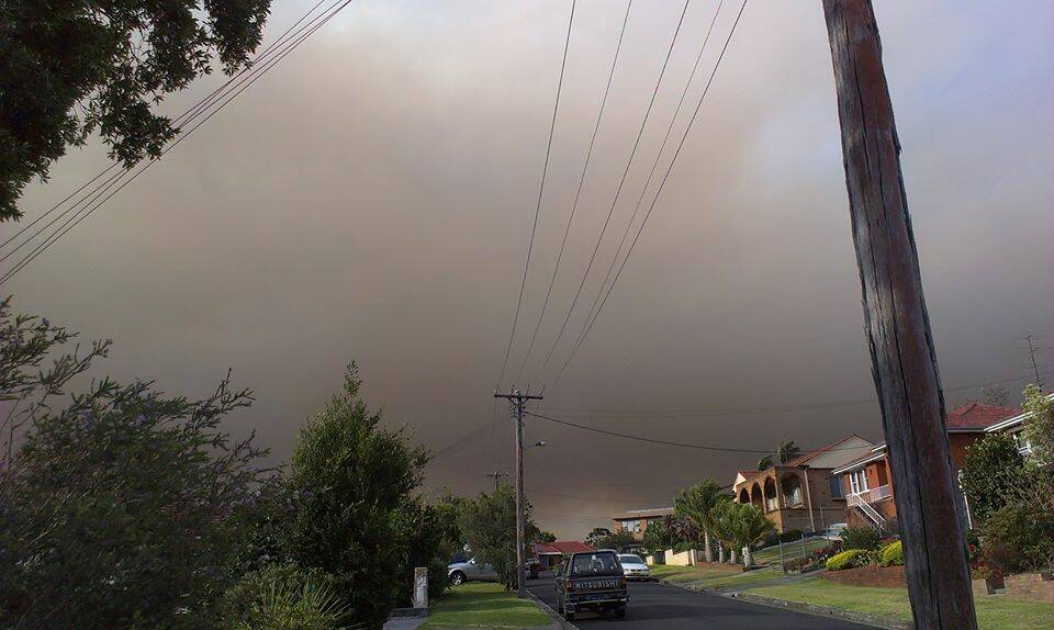 View from Corrimal. PICTURE: Annette Baggerman