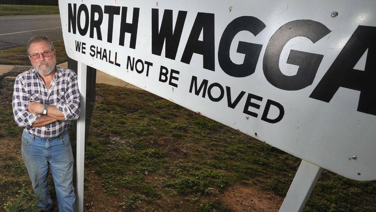President of the North Wagga Residents Association, Laurie Blowes, can't understand why the idea of the village being relocated was considered by council. Picture: Addison Hamilton (DAILY ADVERTISER) 