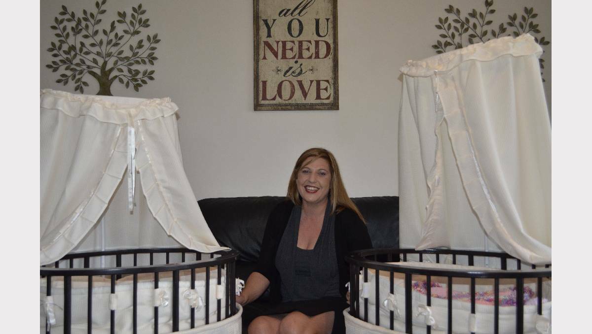 Kylie Gower is ready to fill these cribs with her two daughters.