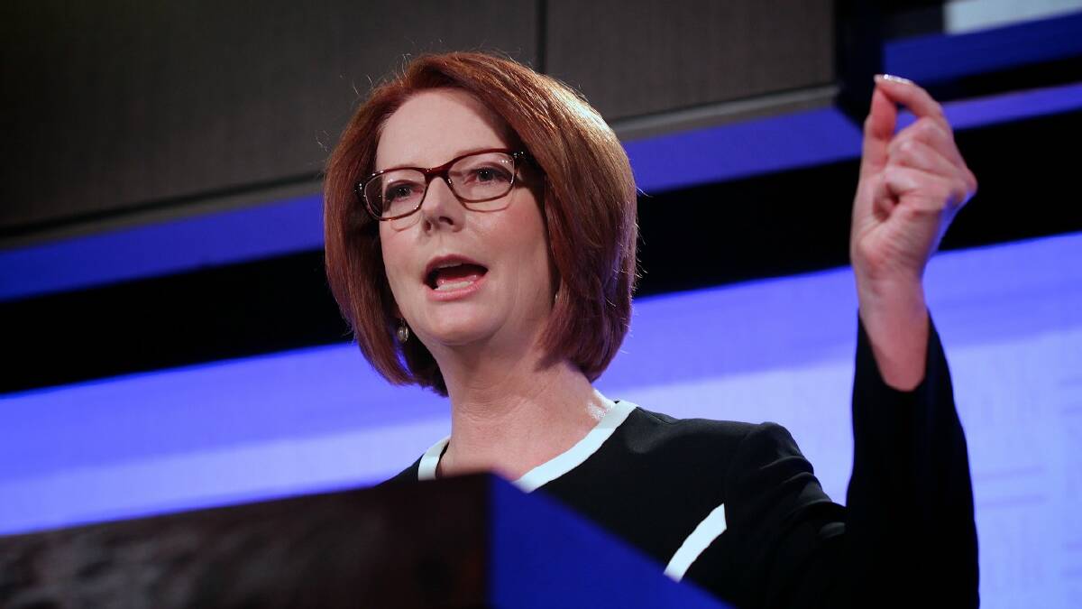 Prime Minister Julia Gillard says an election will be held on September 14. Photo: Alex Ellinghausen