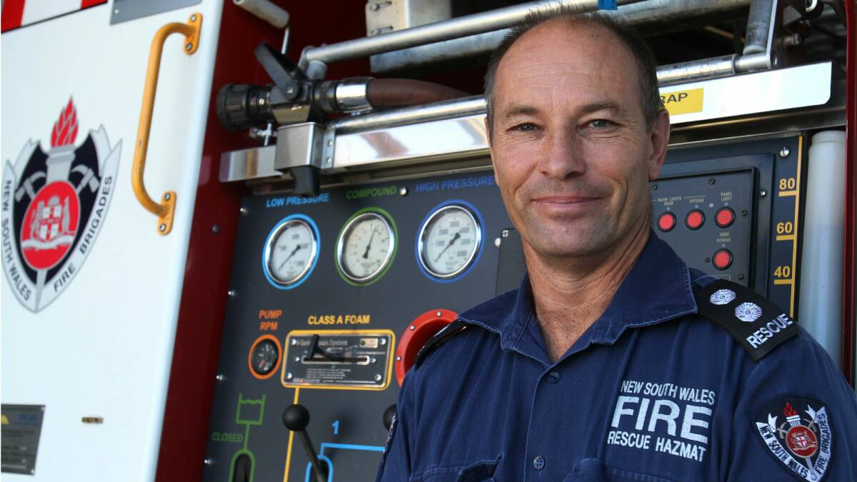Firefighter Andrew Erlik is encouraging people to nominate emergency services officers for the Pride of the Illawarra Awards. He won the Fire and Rescue NSW section last year. Picture: GREG TOTMAN