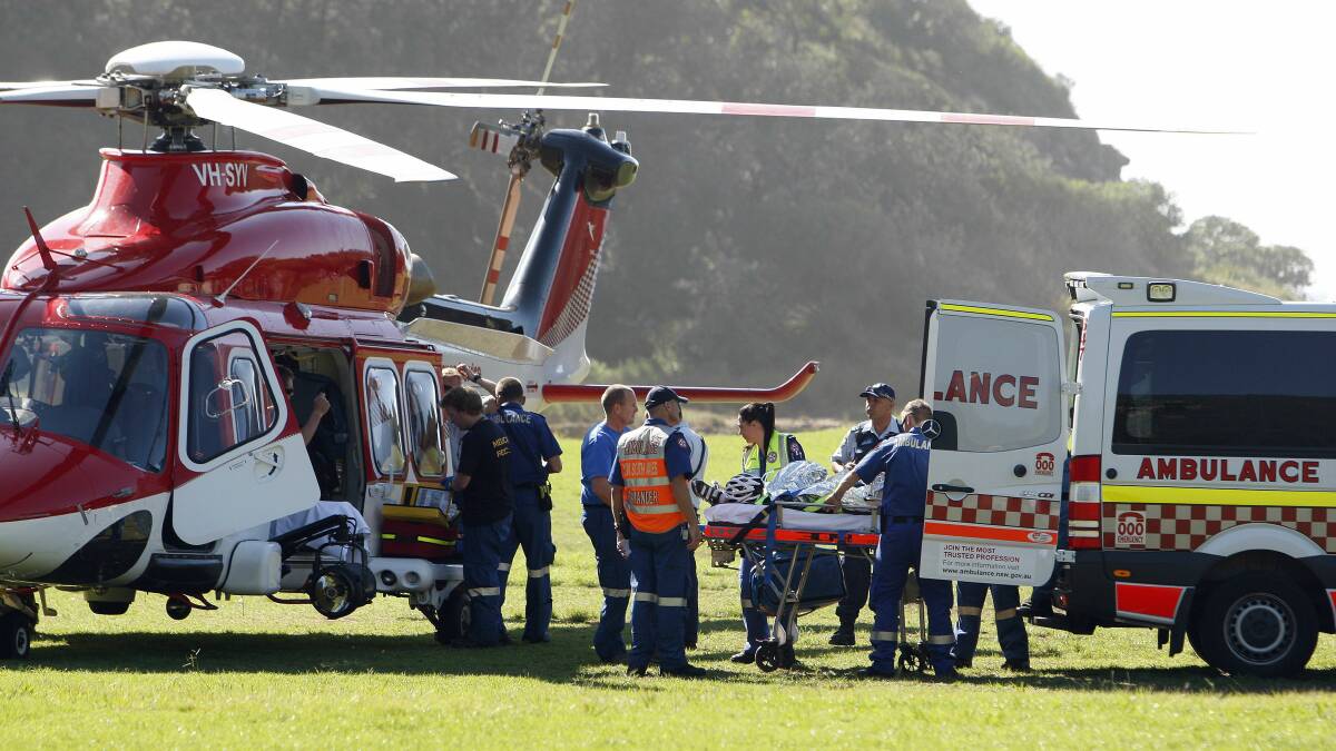 Rotary clubs are campaigning to ensure the Illawarra's medical rescue helicopter is retained in the region. Picture: ANDY ZAKELI