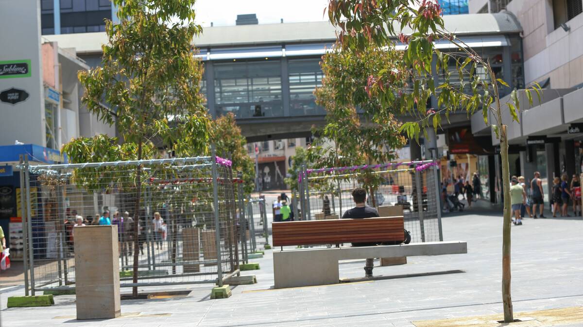 Retailers are frustrated with how long the Crown St Mall redevelopment is taking. Picture:  ADAM McLEAN