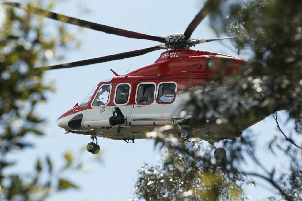 NSW Ambulance helicopter