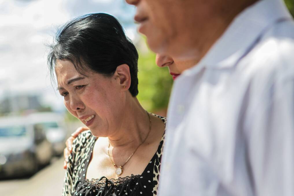 De Liang Chen, mother of murdered man Jun Chen, at yesterday's inquest. Picture: CHRISTOPHER CHAN