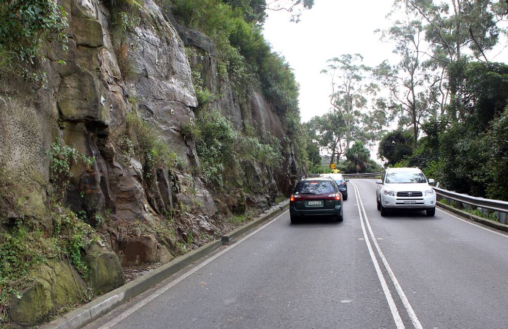A section of Bulli Pass.
