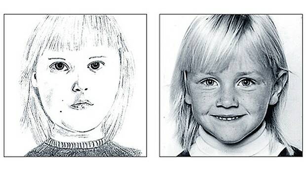 Michael Guider's sketch of a girl his 1990s jail mate says he referred to as ''Renee'';