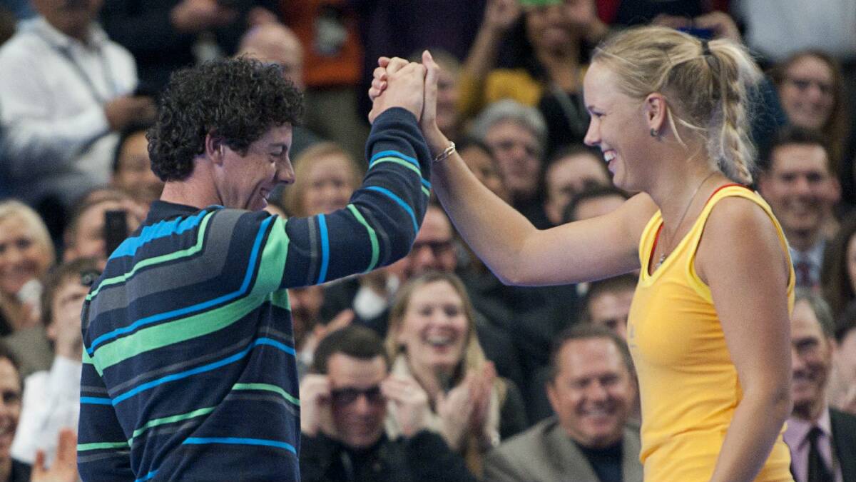 Rory McIlroy and Caroline Wozniacki got engaged in Sydney on New Year's Eve.