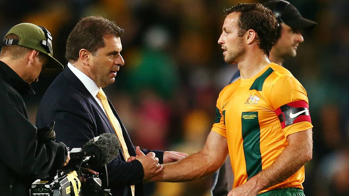 Ange Postecoglou has overlooked Lucas Neill for next week's friendly against Ecuador. Picture: GETTY IMAGES